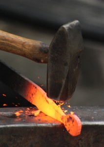 Blacksmithing at the 6th Annual Fire Gathering