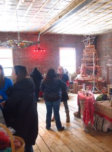 Shopping for locally made crafts
