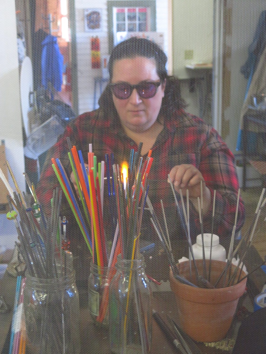 Ivan taking a turn at the torch